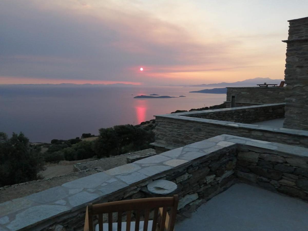 Aegean Deep Blue Andros Ano Aprovato Apartment Bagian luar foto