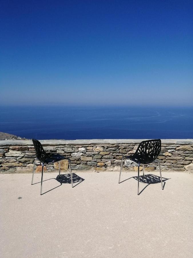 Aegean Deep Blue Andros Ano Aprovato Apartment Bagian luar foto